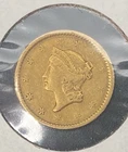 1851 $1 Dollar Liberty Head Gold Coin