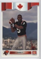 1992 All World CFL Danny Barrett #167 0b0