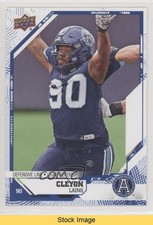 2019 Upper Deck CFL Blue Cleyon Laing #153 READ fn5