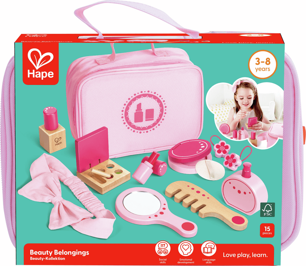 Hape Beauty Belongings Pretend Role Play Toy for Children Age 3 and Up