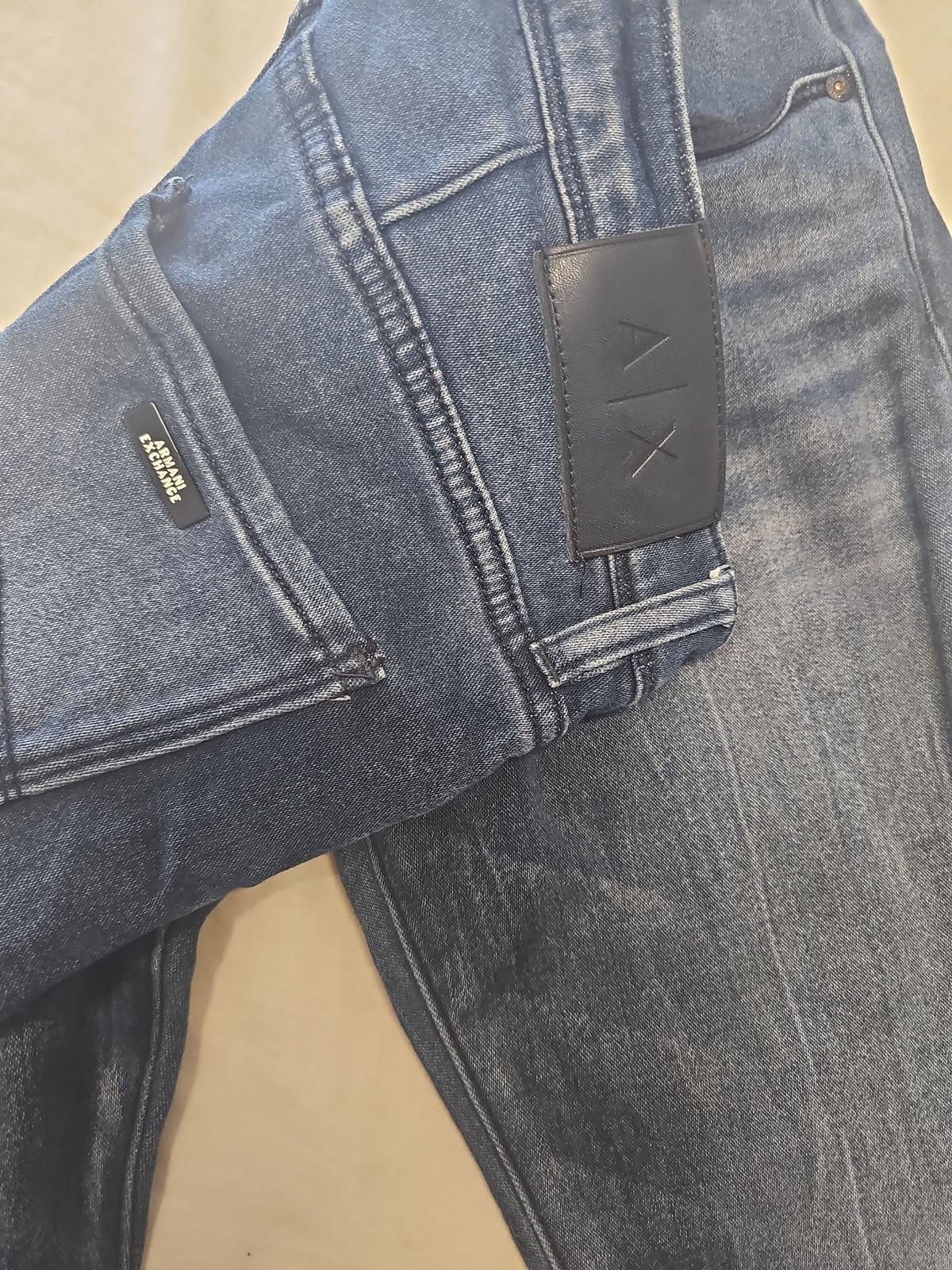 Armani Exchange A|X J13 Slim Fit Dark Wash Denim Jeans 30 TT1095 image 6
