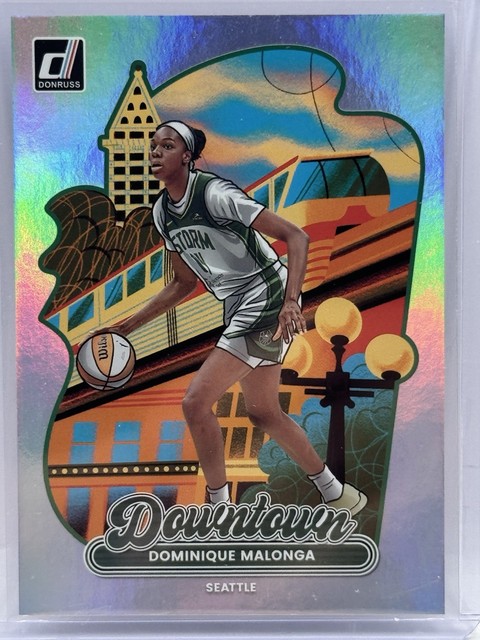 DOMINIQUE MALONGA DOWNTOWN 2026 WNBA Panini Donruss CASE HIT SSP Seattle Storm