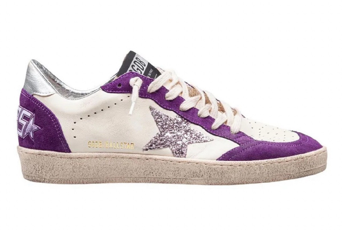 よりこ【超美品】GOLDEN GOOSE BALLSTAR 36サイズ Golden Goose Ball Star Sneaker White, Silver NIB Auth Size