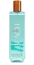 BATH BODY WORKS AT THE BEACH FINE FRAGRANCE MIST/BODY SPRAY BIG 8OZ/236OZ NEW