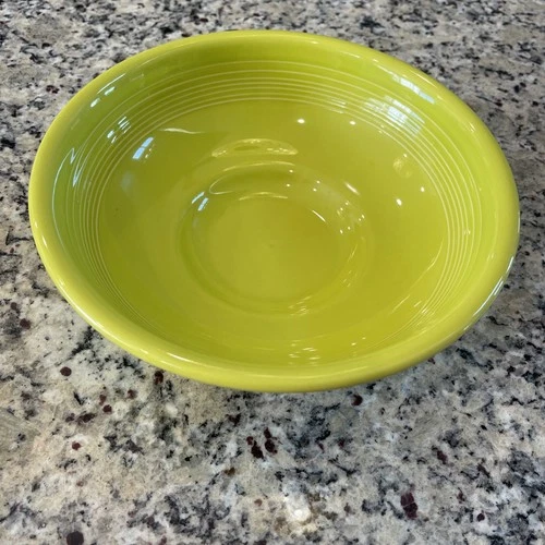 Fiestaware LEMONGRASS Footed Round Serving Bowl 9 3/4" x 3 1/4"