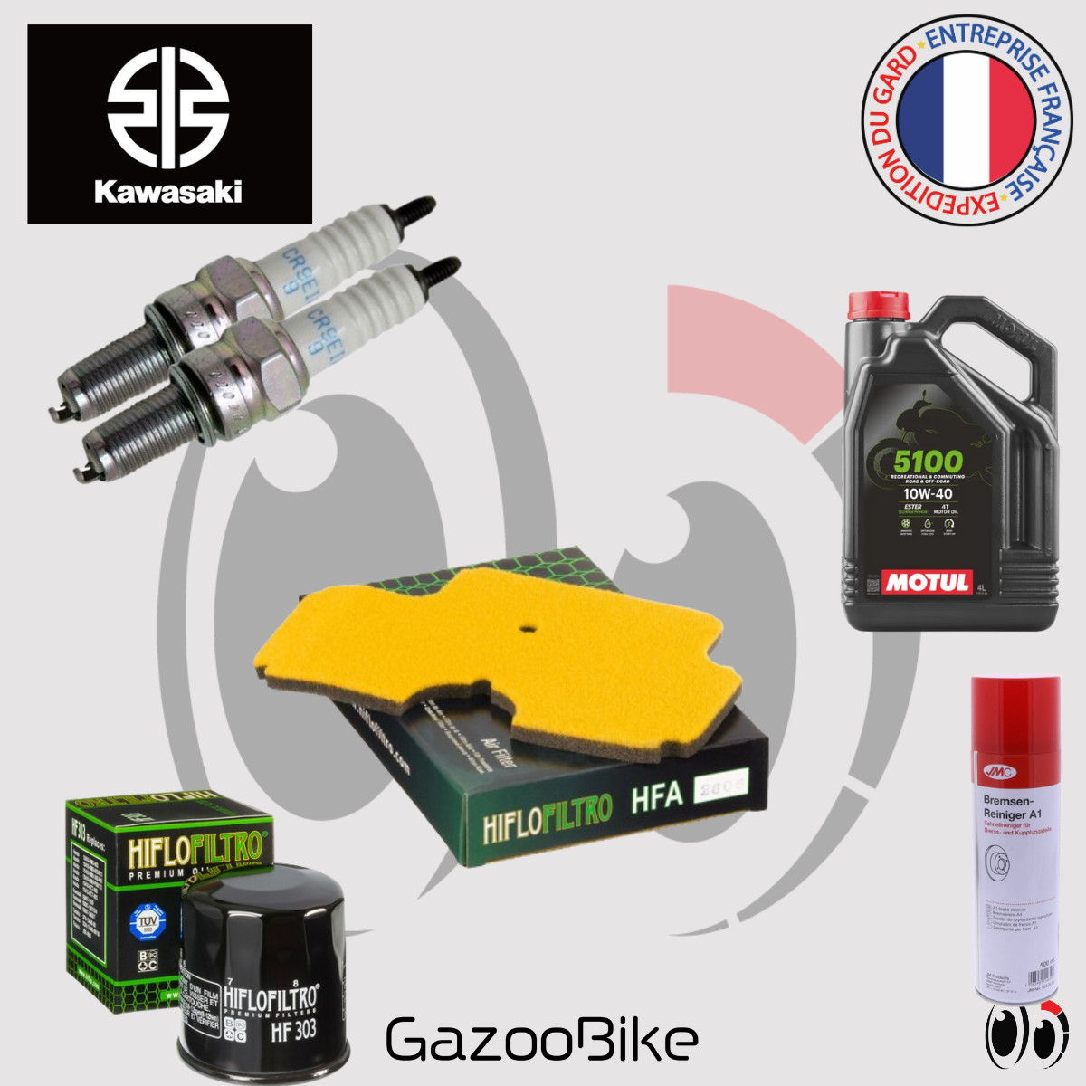 Pack révision KAWASAKI Versys 650 pour préparer les longs trajets et voyages