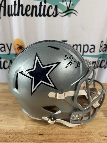 Jaylon Smith Signed Helmet Full Size Replica Dallas Cowboys Radtke COA Proof