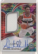 2019-20 Spectra Rookie Jersey Celestial Prizm 80/99 Admiral Schofield Auto 0gt4