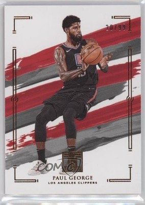 2020-21 Panini Impeccable 20/99 Paul George #6 0x2s