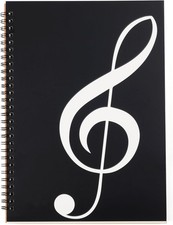 Blank Sheet Music Notebook, 160 Pas posit Staff Paper