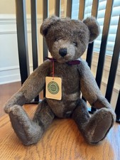Vintage Boyds Bears: Archive Collection, Jointed 15" Dark Brown Bear with tags 