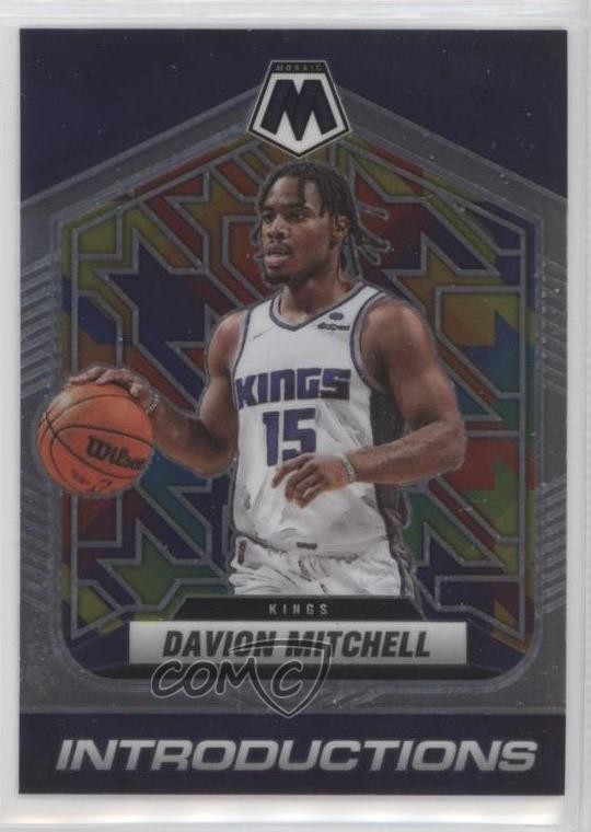 2021-22 Panini Mosaic Introductions Davion Mitchell #9 14tx