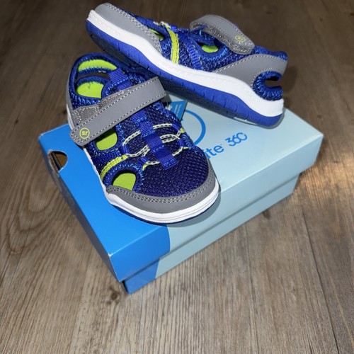 STRIDE RITE 360 Shoes Fit Wide Feet Too Toddler Boys Sandals SIZE 8 M Water Safe