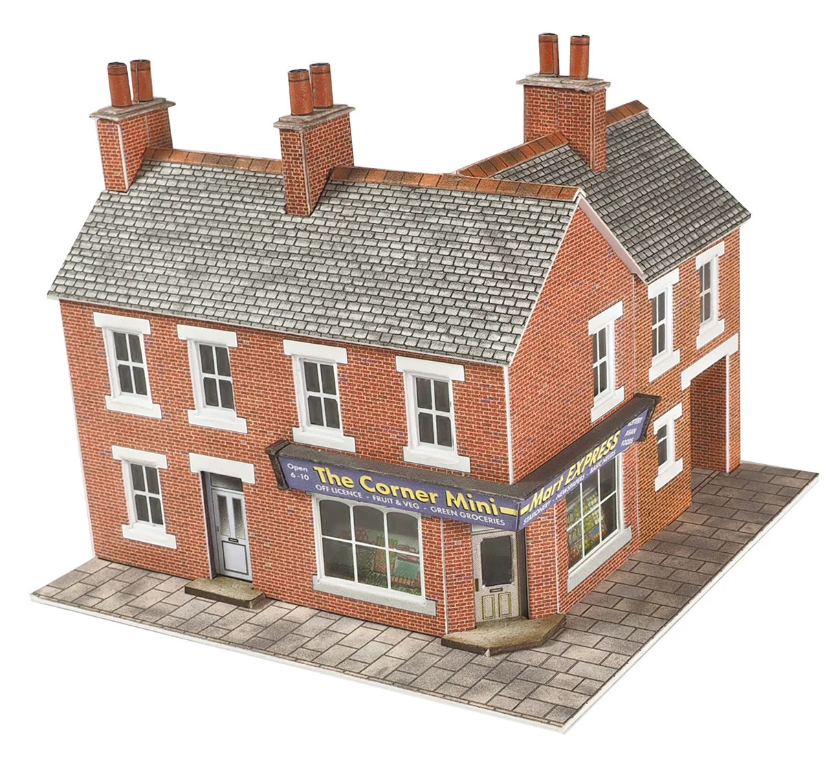 Metcalfe Models PN116 Corner Shop & Pub in Red Brick Kit – 2021 Design