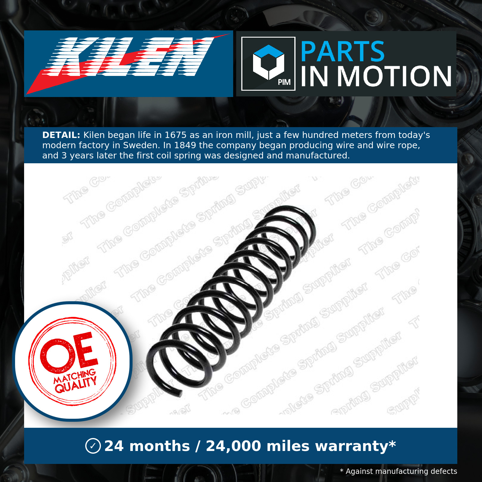 Coil Spring Rear 58010 Kilen Suspension M818685 XR818685 Top Quality Guaranteed