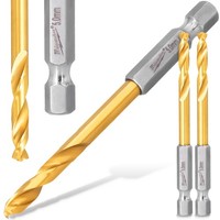 2X Metallbohrer Stahlboherer 5 Mm Hex Hss Milwaukee Spiralbohrer Edelstahlbohrer