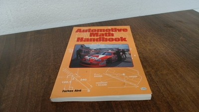 			Automotive Math Handbook, Aird, Forbes, MBI Publishing Company, 2		