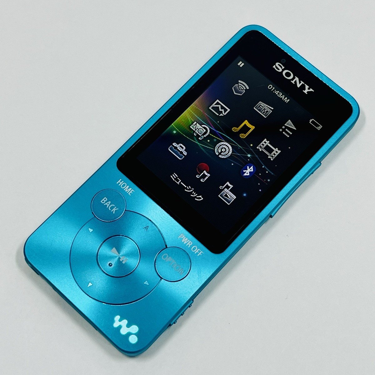 SONY - ウォークマン NW-S13 Blue 4GB Sony Walkman NW-S13 4GB MP3 Digital Player Metallic Blue