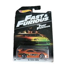 2016 Hot Wheels Fast & Furious '94 Toyota Supra 1/8 Series Orange