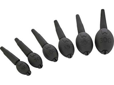 Westin ADJUSTABLE FLOAT WEIGHTS 7G 1/4OZ 4PCS MATTE BLACK Blei