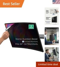 2-Pack 27 Inch Computer Privacy Screen Filter 23.9" 13.5" for 16:9 Curved ...