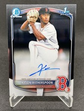 Kyson Witherspoon 2025 Bowman Draft On Card Auto 1st Bowman RC Boston Red Sox