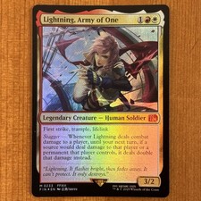Lightning, Army of One [Extended Art Foil] #498 Prices | Magic
