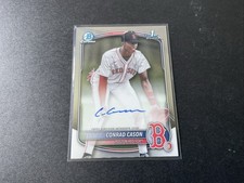 2025 Bowman - Chrome Prospect Autographs Conrad Cason CPA-CCN Red Sox