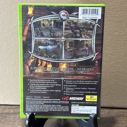 Mortal Kombat Deadly Alliance (Microsoft Xbox, 2003) Disc Only; Plays Very Well - Picture 5 of 7