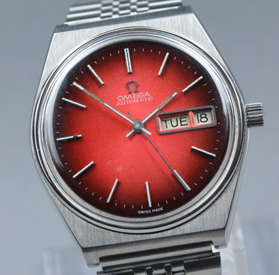 Rare OMEGA Seamaster 166.0848 Red Dial Cal.1020 Automatic Serviced 35mm Men's
