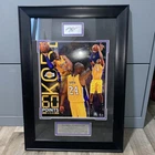 Kobe Bryant Final Game Signed And Framed Poster