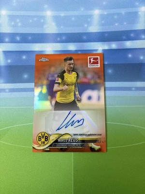 2018-19 Topps Chrome Bundesliga Auto Marco Reus Orange /25 Borussia Dortmund