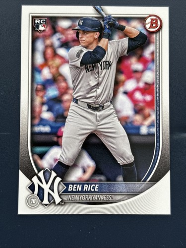 Ben Rice New York Yankees 2025 Bowman Rookie Card 85 | eBay