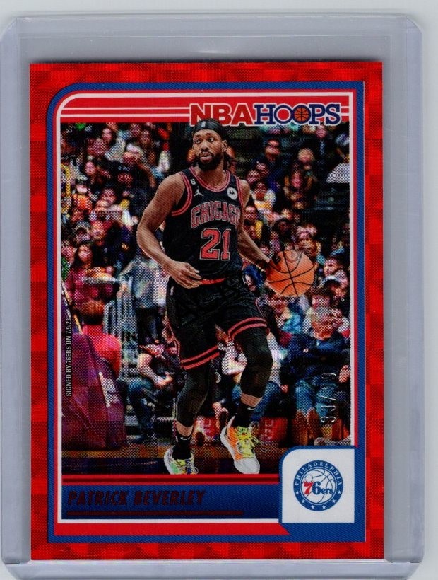 2023-24 Hoops - Patrick Beverley #131 Hyper Red /99