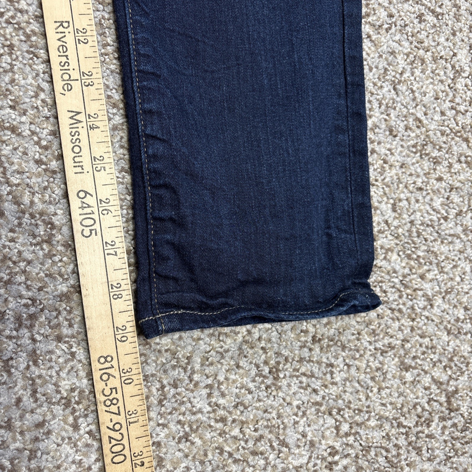 Abercrombie & Fitch Jeans Mens 30x30 Blue Langdon Slim Stretch Fits 30 X 29 - View 9