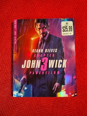 John Wick: Chapter 3 Parabellum (Blu-ray/DVD, 2019, 2-Disc Set, With Slipcover)