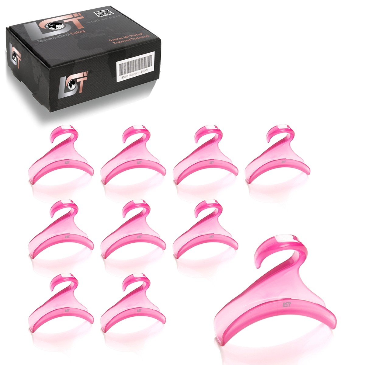 10X Wardrobe Organizer Holder For Handbags Belts Ties Scarves Pink