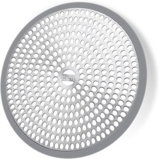 Stainless Steel Silicone Shower Drain Hair Catcher Strainer Rustproof 4.7 inch