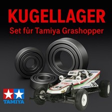 KUGELLAGER SATZ FÜR TAMIYA GRASSHOPPER 1 & 2 MODELLE - 10 STAHLGEDICHTETE LAGER