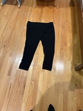 WoolX Wool Leggings Black Women's 1X Warm Winter Base Layer