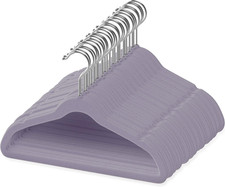 50 Premium Velvet Baby Hangers 11.8" Inch Non-Slip Infant, Ultra Slim Space-Savi