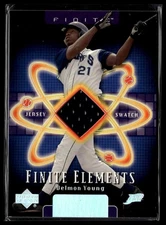 2003 Upper Deck Finite #FE-DY Delmon Young Elements Game Jersey