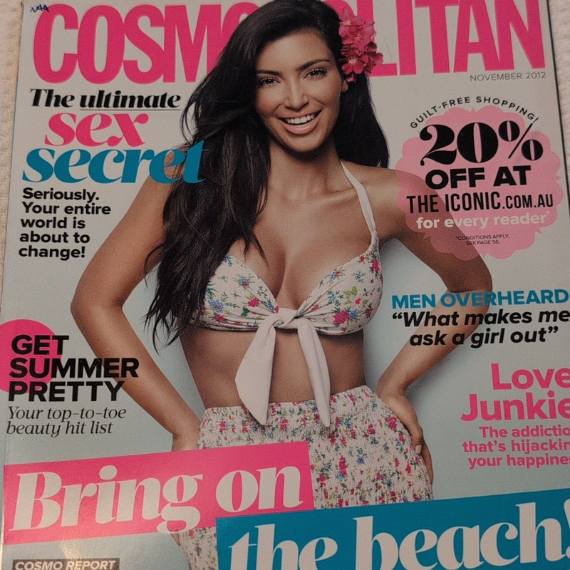 Cosmopolitan Magazine November 2012 Issue Beauty Relationships Illustrated