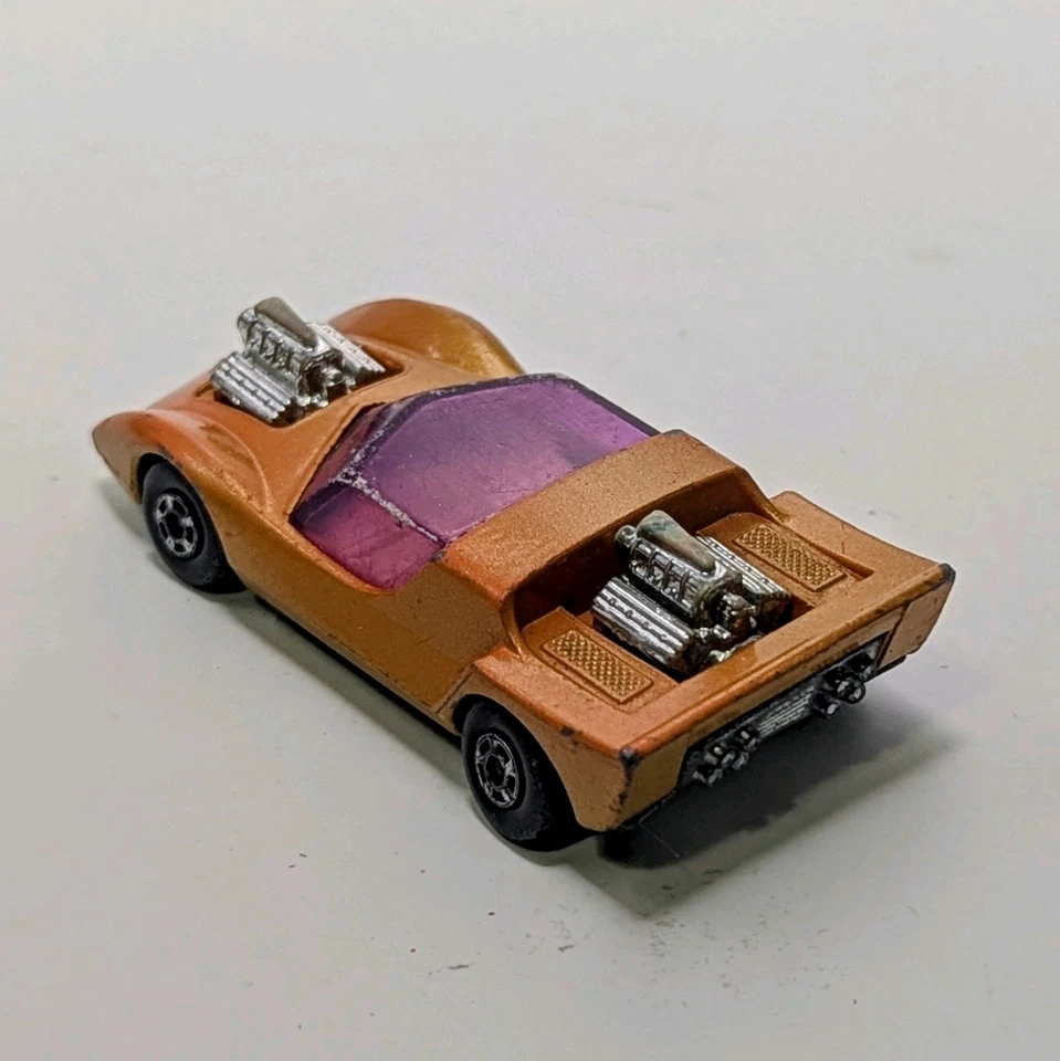 Lesney MATCHBOX Superrápido GRIESOME TWOSOME No. 4 1971 naranja hecho en Inglaterra Foto 2 de 4