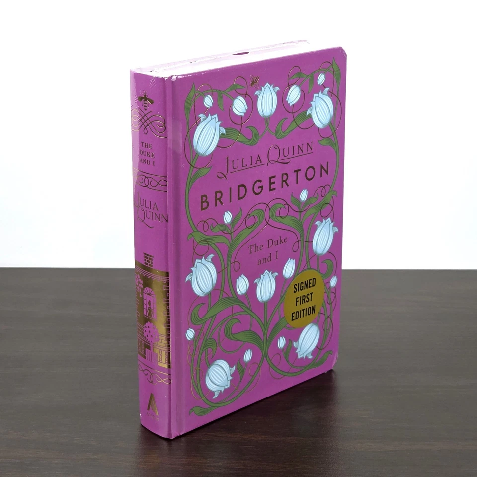 JULIA QUINN Bridgerton THE DUKE AND I Deluxe Hardcover SIGNED First Edition - Image 3 of 4