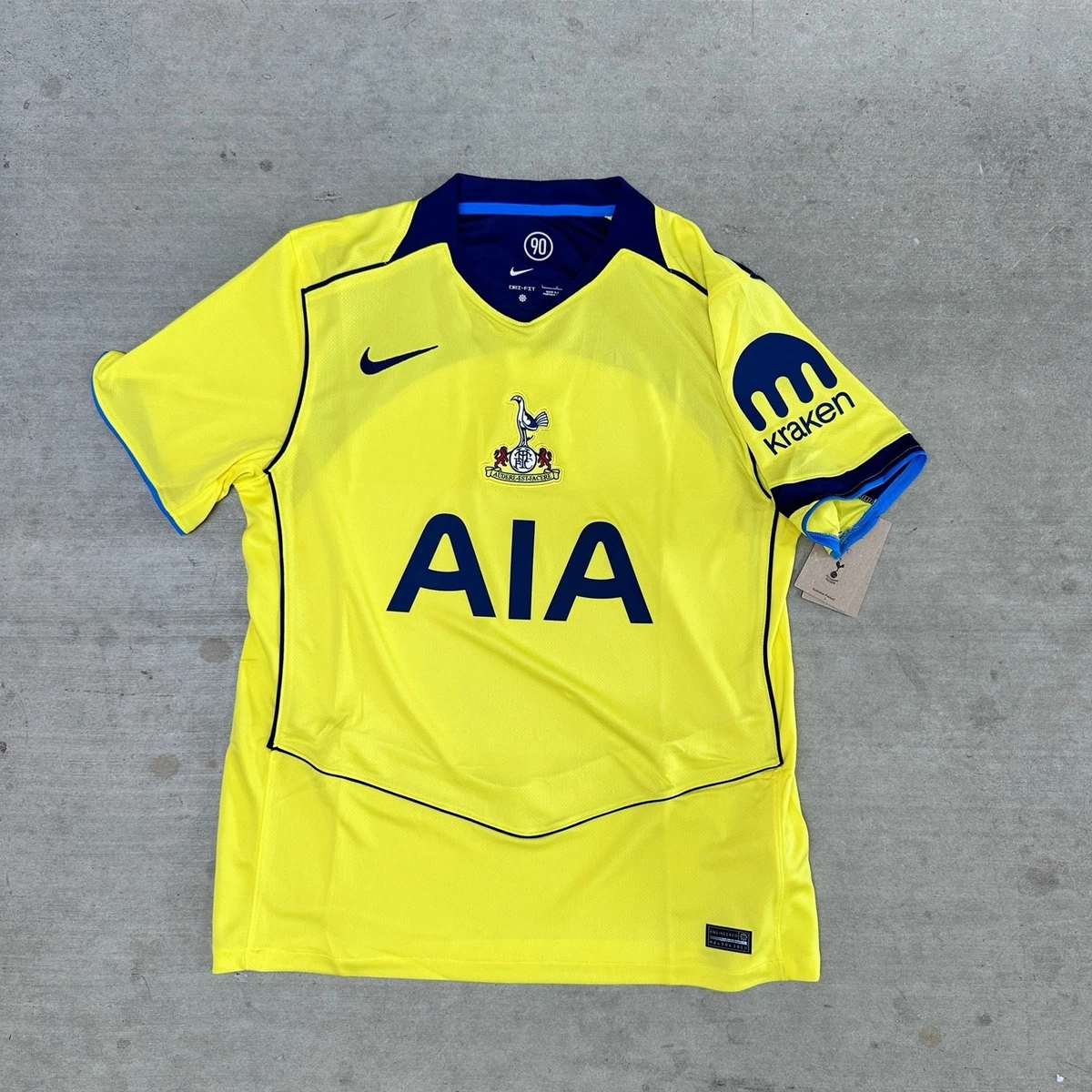 Tottenham Hotspur Yellow International Club Soccer Fan Jerseys for