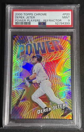 2000 Topps Chrome - Derek Jeter #P20 Power Players Refractor PSA 9