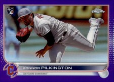 2022 Topps Chrome Update  - Konnor Pilkington #USC171 Purple Refractor (RC)