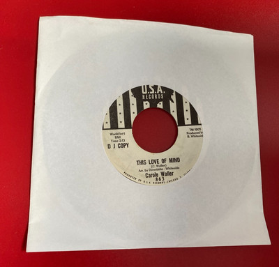 CAROLE WALLER This Love Of Mind 1977 7'' vinyl single Got To Get A Hold Of Myself