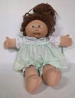 New ListingVintage Cabbage Patch Kids Doll Long Brown Hair Brown Eyes Dimples 80s